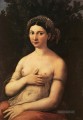 Porträt einer nackten Frau Fornarina 1518 Renaissance Meister Raphael